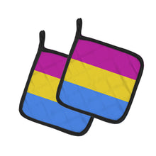 Load image into Gallery viewer, Pansexual Pride Pot Holders - Set of 2 - Heat-Resistant Kitchen Essentials