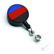 Load image into Gallery viewer, Polyamorous Pride Retractable Badge Reel