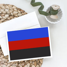 Load image into Gallery viewer, Polyamorous Pride Greeting Cards -  Blank Note Cards – 8-Pack of Artist-Designed Cards with Envelopes