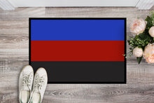 Load image into Gallery viewer, Polyamorous Pride Doormat - 18x27 Decorative Floor Mat – Indoor/Outdoor Rug with Artistic Flair