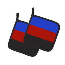 Load image into Gallery viewer, Polyamorous Pride Pot Holders - Set of 2 - Heat-Resistant Kitchen Essentials