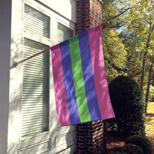 Load image into Gallery viewer, Trigender Pride Flag Canvas House Size