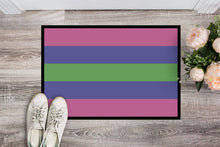 Load image into Gallery viewer, Trigender Pride Doormat - 24x36 Decorative Floor Mat – Indoor/Outdoor Rug with Artistic Flair