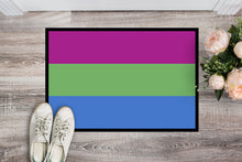 Load image into Gallery viewer, Polisexual Pride Doormat - 24x36 Decorative Floor Mat – Indoor/Outdoor Rug with Artistic Flair