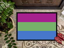 Load image into Gallery viewer, Polisexual Pride Doormat - 18x27 Decorative Floor Mat – Indoor/Outdoor Rug with Artistic Flair