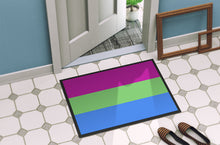 Load image into Gallery viewer, Polisexual Pride Doormat - 18x27 Decorative Floor Mat – Indoor/Outdoor Rug with Artistic Flair