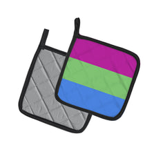 Load image into Gallery viewer, Polisexual Pride Pot Holders - Set of 2 - Heat-Resistant Kitchen Essentials