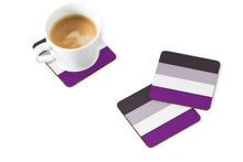 Load image into Gallery viewer, Asexual Pride Foam Coaster