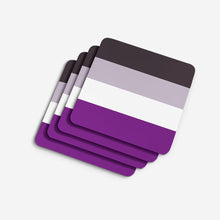 Load image into Gallery viewer, Asexual Pride Foam Coaster