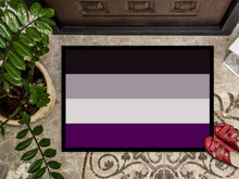 Load image into Gallery viewer, Asexual Pride Doormat - 24x36 Decorative Floor Mat – Indoor/Outdoor Rug with Artistic Flair