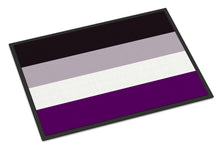 Load image into Gallery viewer, Asexual Pride Doormat - 18x27 Decorative Floor Mat – Indoor/Outdoor Rug with Artistic Flair