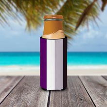 Load image into Gallery viewer, Asexual Pride  Hugger for slim cans