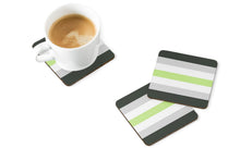 Load image into Gallery viewer, Agender Pride Foam Coaster