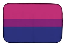 Load image into Gallery viewer, Bisexual Pride Dish Drying Mat – Absorbent, Artistic Kitchen Essentials