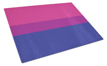 Load image into Gallery viewer, Bisexual Pride Glass Cutting Boards – Durable, Decorative Kitchen Art Large