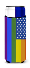 Load image into Gallery viewer, USA Gay Pride  Hugger for slim cans