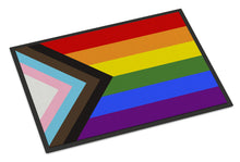 Load image into Gallery viewer, Gay Pride Progress Pride Doormat - 24x36 Decorative Floor Mat – Indoor/Outdoor Rug with Artistic Flair