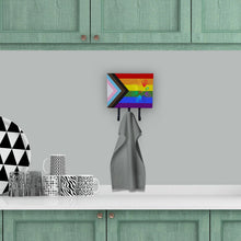 Load image into Gallery viewer, Gay Pride Peace Hands Progress Pride Leash or Key Holder