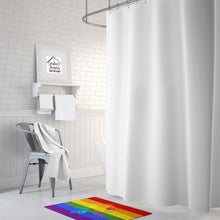 Load image into Gallery viewer, Gay Pride Peace Hands Machine Washable Memory Foam Mat