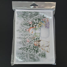 Load image into Gallery viewer, Sheltie/Shetland Sheepdog Sable with Christmas Presents Greeting Cards -  Blank Note Cards – 8-Pack of Artist-Designed Cards with Envelopes