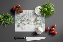Load image into Gallery viewer, Bichon Frise Smiling with Christmas Presents Glass Cutting Boards – Durable, Decorative Kitchen Art Large