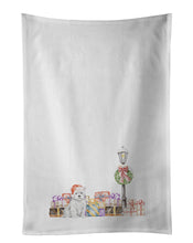 Load image into Gallery viewer, West Highland White Terrier Sitting White Kitchen Towel Set of 2