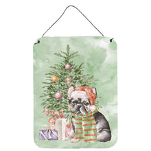 Load image into Gallery viewer, Christmas French Bulldog Black #2 Wall or Door Hanging Prints
