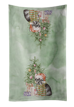 Load image into Gallery viewer, Christmas French Bulldog Black #2 Kitchen Towel