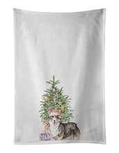 Load image into Gallery viewer, Corgi Pembroke Tricolor Christmas Presents and Tree White Kitchen Towel Set of 2