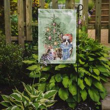 Load image into Gallery viewer, Christmas Cardigan Corgi Garden Flag – Decorative Outdoor Yard Flag