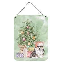 Load image into Gallery viewer, Christmas Corgi Puppy Wall or Door Hanging Prints