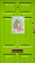 Load image into Gallery viewer, Christmas Bull Terrier Red Wall or Door Hanging Prints