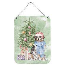 Load image into Gallery viewer, Christmas Australian Shepherd Wall or Door Hanging Prints