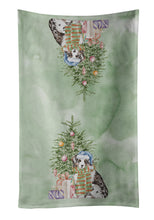 Load image into Gallery viewer, Christmas Australian Shepherd Puppy Kitchen Towel