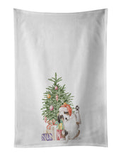 Load image into Gallery viewer, Australian Shepherd High Five Christmas Presents and Tree White Kitchen Towel Set of 2
