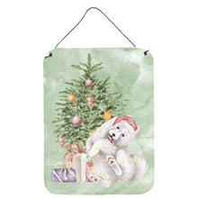 Load image into Gallery viewer, Christmas Samoyed Caught Up Wall or Door Hanging Prints