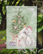 Load image into Gallery viewer, Christmas Samoyed Caught Up Garden Flag – Decorative Outdoor Yard Flag