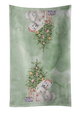 Load image into Gallery viewer, Christmas Samoyed Caught Up Kitchen Towel