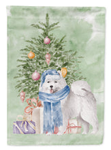 Load image into Gallery viewer, Christmas Samoyed #2 Garden Flag – Decorative Outdoor Yard Flag