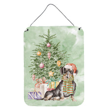 Load image into Gallery viewer, Christmas Dachshund Black Tan Wall or Door Hanging Prints