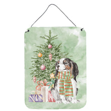 Load image into Gallery viewer, Christmas Cavalier Spaniel Tricolor Wall or Door Hanging Prints