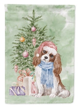 Load image into Gallery viewer, Christmas Cavalier Spaniel Bleheim Garden Flag – Decorative Outdoor Yard Flag