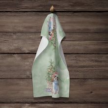 Load image into Gallery viewer, Christmas Cavalier Spaniel Bleheim Kitchen Towel