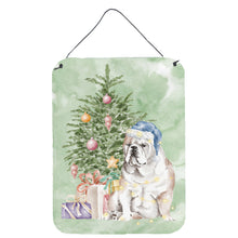 Load image into Gallery viewer, Christmas English Bulldog Wall or Door Hanging Prints
