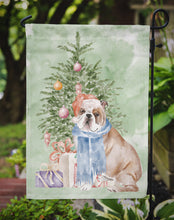Load image into Gallery viewer, Christmas English Bulldog #2 Garden Flag – Decorative Outdoor Yard Flag