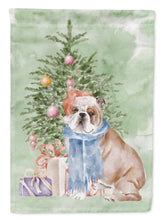 Load image into Gallery viewer, Christmas English Bulldog #2 Garden Flag – Decorative Outdoor Yard Flag