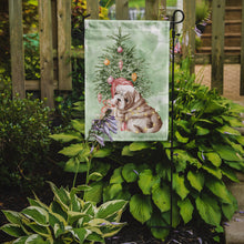 Load image into Gallery viewer, Christmas English Bulldog Puppy Garden Flag – Decorative Outdoor Yard Flag