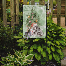 Load image into Gallery viewer, Christmas English Bulldog Puppy #2 Garden Flag – Decorative Outdoor Yard Flag