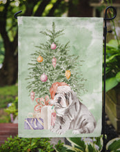 Load image into Gallery viewer, Christmas English Bulldog Puppy #2 Garden Flag – Decorative Outdoor Yard Flag