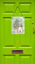Load image into Gallery viewer, Christmas English Cocker Spaniel Red White Wall or Door Hanging Prints